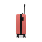 Bugatti - Valise de cabine à coque rigide 21.50 po de la collection Alexandria - Corail-Poignée télescopique avec hauteurs de verrouillage à plusieurs niveaux