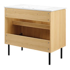 Modway - Chaucer 36" Vanette de salle de bain - Oak White-8