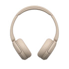 Sony - WHCH520 Casque sans fil avec microphone - Beige-Améliorez la qualité des fichiers de musique compressés et profitez de la musique en continu avec un son de haute qualité grâce à DSEE.