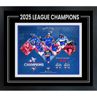 Frameworth - Blue Jays de Toronto champions de la Ligue americaine 2025 - impression encadree - 17 po l x 15 po H-Sous licence officielle de la MLB mettant en vedette les Blue Jays de Toronto en tant que champions de la Ligue americaine 2025 - un moment marquant dans l'histoire de la franchise