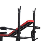 Soozier - Banc de musculation réglable avec développeur de jambes et support pour barre-incliné, plat et décliné offrent d'innombrables options d'exercices