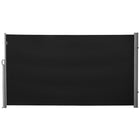 Outsunny - store latéral rétractable 118 po x 71 po résistant aux rayons UV et au vent - noir-Stores latéraux flexibles pour une utilisation en extérieur et en intérieur
