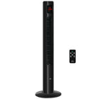 HOMCOM - Ventilateur tour sur pied 46 po H pour la maison avec oscillation et minuterie 12H - noir-Comprend 3 modes (Normal, Naturel, Sommeil) et 3 vitesses (Élevée, Moyenne, Basse) 