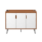 Modway - Energize 48" Armoire de lavabo de salle de bain compatible double ou simple (non inclus) - Blanc cerise-8