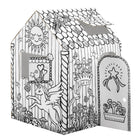 Bankers Box - Maison de jeu, 48 po H x 32 po L x 32 po P, Licorne-Fenêtres et portes ouvrables.