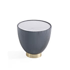 Manhattan Comfort - Ensemble de 2 tables : table basse Anderson moderne 71,5 cm et table d’appoint 46,8 cm - gris-9