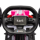 Aosom - Kart électrique 12v avec marche avant/arrière - pour 3-8 ans - rose-Avancez et reculez pour une exploration créative 