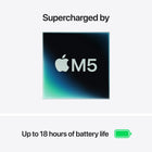 Apple - MacBook Air 15 po - M5 - 10 coeurs - 512 Go SSD - Mémoire unifiée 16 Go - Comète-Écran 15,3 po Éclatant - L’écran Liquid Retina prend en charge 1 milliard de couleurs. Les photos et vidéos prennent vie grâce à un contraste riche et des détails précis, tandis que le texte est d’une netteté impeccable