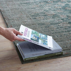 Modway - Hesper Treillis floraux contemporains vieillis Tapis de comédie 8 pi l x 10 pi L - Beige sarcelle et brun-Fil polypropylène à deux fils