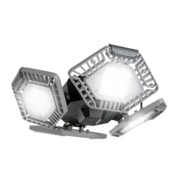 Bell+Howell - Plafonnier ultra-lumineux Quadburst 360 Shop Light Pro-Bell+Howell quadburst 360 shop light pro: éclairage led ultra puissant pour garage, atelier, sous sol, grenier et pièces utilitaires