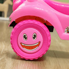 Qaba - Voiture pousse-pousse pour tout-petits avec musique, éclairage - rose-Couleur : Rose 