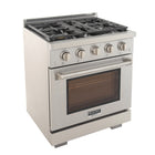 Kucht - 30 po Série KFX-X Cuisinière Pro Style au gaz naturel - Acier inoxydable-Nouveaux brûleurs true simmer pour une cuisson délicate à basse température