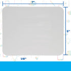 Flipside Products Tableau blanc effaçable à sec, 12,7 x 17,8 cm, paquet de 24 pour la classe-Surface d'écriture et d'effacement de qualité, sans traces.