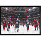 Carolina Hurricanes Celebrationsur toile - Toile encadree - 31" x 22"-Impression sur toile de qualité supérieure avec bordures enveloppées