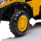 Freddo - Tracteur CAT Holland T7 à pédales pour enfants-Construction durable : Conçue pour résister aux jeux les plus turbulents