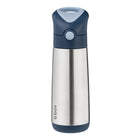 b.box - Bouteille Isotherme - 500ml - Minuit-Isolation triple couche garde les boissons froides jusqu’à 8h ou chaudes jusqu’à 6h