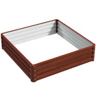 Outsunny - Jardin surélevé 4 pi x 4 pi x 1 pi pour légumes-La meilleure et la plus simple façon de cultiver votre propre jardin à la maison 