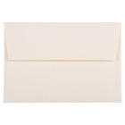 JAM Paper - Enveloppes d'invitation Strathmore A8 - 5,5 po x 8,125 po - Vélin blanc naturel - paquet de 50 (191205I)-Enveloppes en papier vélin blanc naturel