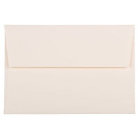 JAM Paper - Enveloppes d'invitation Strathmore A8 - 5,5 po x 8,125 po - Vélin blanc naturel - paquet de 50 (191205I)-Enveloppes en papier vélin blanc naturel