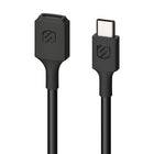Scosche - câble d’extension ExtendIt USB de Type C femelle à USB de Type C mâle 6 pi - noir-Permet UN transfert rapide des données et de l'énergie