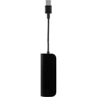 Staples - Concentrateur USB-A à 4 ports - Noir -Portable – La conception compacte et durable est idéale pour les déplacements