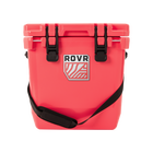 RovR - CoolR 25 Glacière rigide pintes avec bandoulière - Corail-Le système breveté de goupilles AnchR vous permet de fixer des accessoires essentiels comme la planche de préparation, le double porte-tasse et le sac de rangement (non inclus)