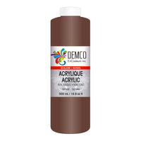 DEMCO EnCouleurs Inc Acrylique scolaire - 500 mL - Terre de Sienne-Acrylique scolaire
