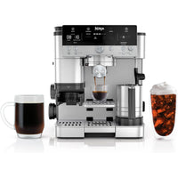 Ninja - Cafetière à café à filtre Luxe Café Premier Série et machine à café à café à froid-3 MACHINES EN 1 : Préparer l’espresso, le café et l’infusion à froid du grain entier à l’infusion.