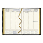 Brownline - 2027 agenda hebdomadaire Executive avec reliure cousue – 8 3/16 po x 5 5/8 po – couleurs assorties – trilingue-Cartes du monde en couleurs