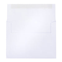 SupremeX - Enveloppe d'invitation - Rabat carré - 4-3/4" x 6-1/2" - vélin blanc 24 lb - Paquet de 100-Enveloppes d'invitation A6