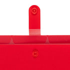 JAM Paper - Chemises de classement  - format lettre - rouges avec fermeture à pression transparente-Dispose d'une fermeture à pression pratique pour plus de sécurité et de sûreté pour vos documents