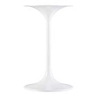 Modway - Lippa Rond de 20 po Bois Table d’appoint - Noyer cerisier blanc-6