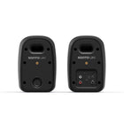 Kanto - Haut-parleurs de bureau alimentés avec USB-C, RCA, Bluetooth 5.3 et sortie casque - Onyx, Paquet de 2-Haut-parleurs à cône en papier de 3 po