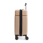 Bugatti - Valise de cabine à coque rigide 21.50po de la collection Cannes - Taupe-Poignée supérieure renforcée avec garniture en PU