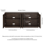 Hudson&Canal - Table de buffet Alston 68" L - Brun aulne-8