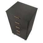 Manhattan Comfort - Granville commode moderne haute et étroite 23,62" - gris foncé-10