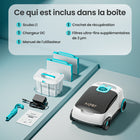 Aiper - Robot nettoyeur de piscine sans fil Scuba L1, filtration avancée, tri-moteur-10