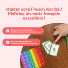Le Jeu de Fidget: Mots fréquents - français-Idéal pour les élèves en immersion française et les élèves bilingues