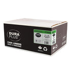 DuraPlus - Sacs à ordures - LLDPE - 30 po x 38 po - Fort - Noir - Paquet de 200 -Robustesse : Résistant