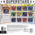 DateWorks - 2026 Calendrier Mural 16 Mois - 12 po x 12 po - Superstars de la LNH - Bilingue -13 images de haute qualité imprimées sur du papier Premium