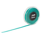 JAM Paper - Ruban de satin double face - 3/8" de large x 25 m - Bleu sarcelle-Taille : 0,375 po x 25 mètres