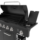 Kenmore - Barbecue au gaz XL à 6 brûleurs avec brûleur latéral - Noir-Puissance Totale - 73 000 BTU