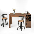Homy Casa - Tabourets de Bar Industriels Pivotants 24 po et 29 po - Paquet de 2-Vendu en ensemble de 2 dans un emballage plat et compact