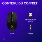 Logitech - Souris de jeu sans fil G305 Lightspeed, noir-9