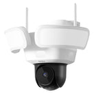 Aosu - Caméra projecteur sans fil 5MP avec vision nocturne couleur, détection intelligente des menaces AI et audio bidirectionnel - Blanc-Connectivité fiable et polyvalente : prend en charge le Wi-Fi 2,4 G, la connexion Bluetooth, le stockage sur carte TF (jusqu'à 512 Go) et le stockage cloud pour un accès flexible aux séquences enregistrées