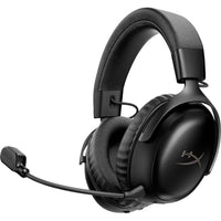 HP - Casque de jeu sans fil HyperX Cloud III S pour plusieurs plateformes - Noir-Jusqu'à 120 heures de jeu sur une seule charge