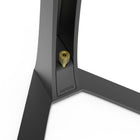 Kanto - Stand pour casque - Noir-La surface de repos pour bandeau mesure 1,2 po L x 2,4 po P (3,1 cm x 6,1 cm)
