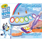 Crayola - Pinceau magique CW, Bluey-Le pinceau s'illumine pour révéler la couleur de la peinture, pour ajouter une touche de magie à chaque coup de pinceau!