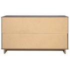 Manhattan Comfort - Granville commode double large moderne 55,04" - gris clair-17,72 po L x 55,04 po l x 31,73 po H