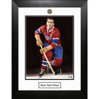 Maurice Richard photo with Alumni Coin - Impression encadree - 27" x 35"-Qualité supérieure - print framed